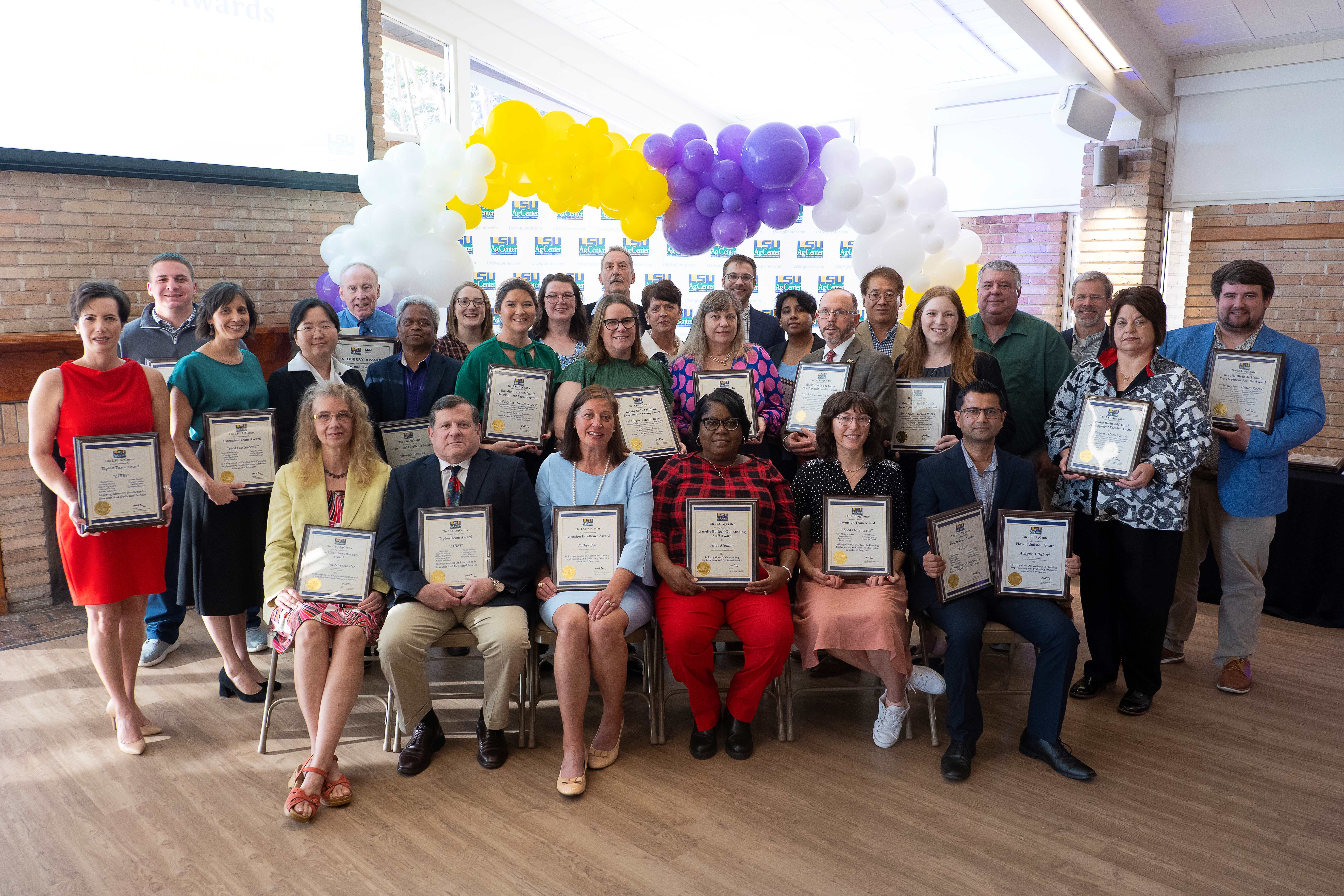 LSU AgCenter and College of Agriculture announce 2024 faculty and staff award winners 
